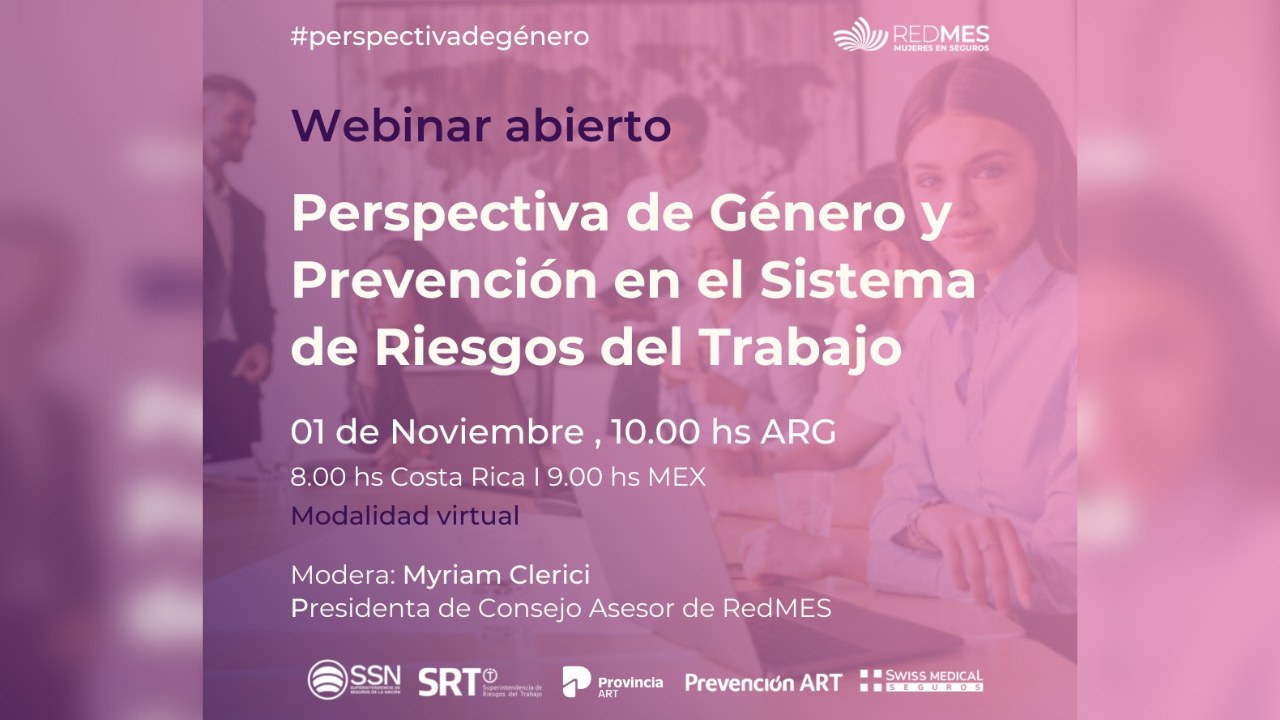 Fecha: 01 de Noviembre. Horario: 10.00 hs ARG. Modalidad virtual. Modera: Myriam Clerici - Presidenta del Consejo Asesor de RedMES