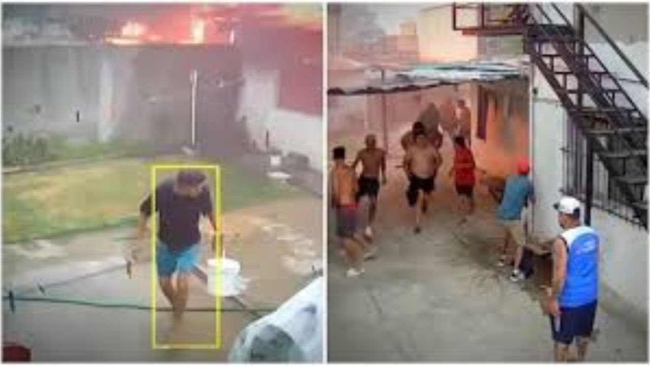 El fuego se propagó hasta una de las casas linderas y una familia lo perdió todo. “Me quedé sin casa y sin trabajo”, dijo el dueño del taller.