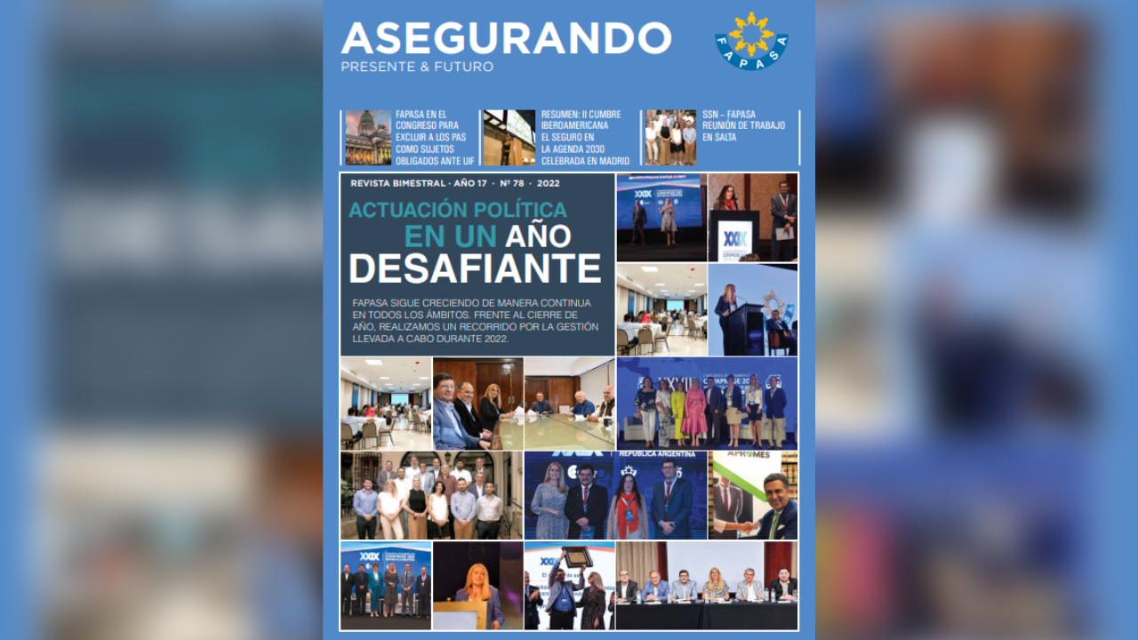 Cerramos un gran año para FAPASA. Hemos logrado avances, aunque todavía falta mucho más. Acceda aquí a la Revista.