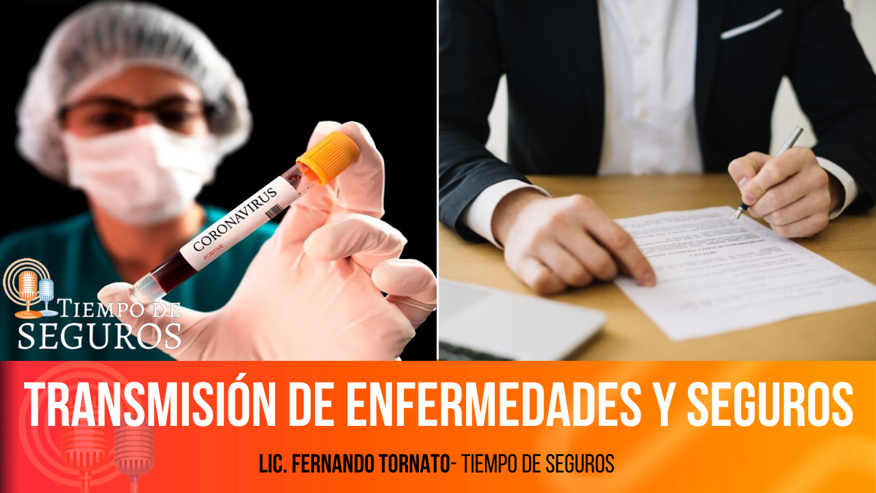 Analizamos "Transmisión de enfermedades y Seguros". Que ocurre en los casos en los que se transmiten enfermedades y que ocurre con el seguro. 
Nuestra recomendación a los colegas es leer los textos de póliza porque los mismos pueden diferir unos de otros.