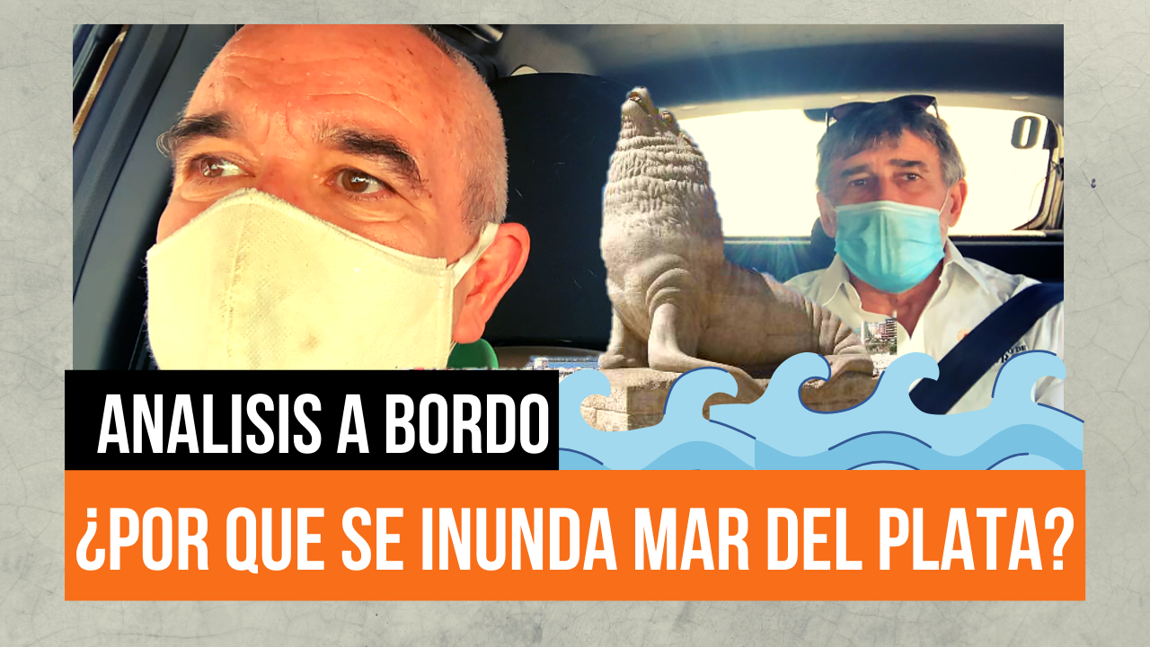 Aprovechando nuestro viaje a la ciudad de Mar del Plata  pudimos analizar junto a Daniel Riera, productor de seguros y habitante permanente  de esa ciudad, el por qué ante una lluvia torrencial se producen inundaciones que provocan grandes pérdidas materiales.