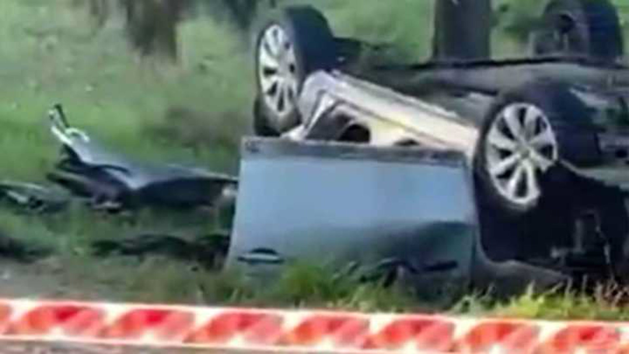 El accidente ocurrió en el kilómetro 38.500 de la mano que va hacia Pilar. El conductor del automóvil fue trasladado al Hospital Central fuera de peligro.