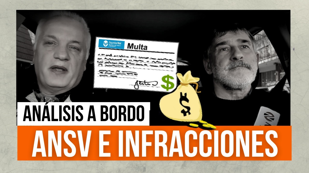 Un nuevo análisis a bordo con  el Ing. Fabián Pons, Presidente de OVILAM ( Observatorio Vial Latinoamericano). Hoy conversamos sobre las infracciones de tránsito y su sanción, promovidas por la ANSV a partir de denuncias o hechos que toman estado público.