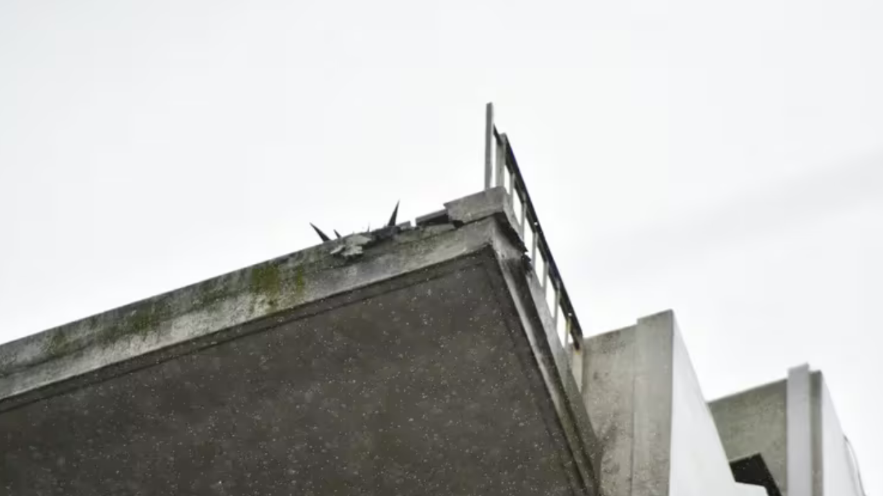 El balcón terraza de Recoleta, ubicado en Arenales 2800, desde donde cayó la baranda.