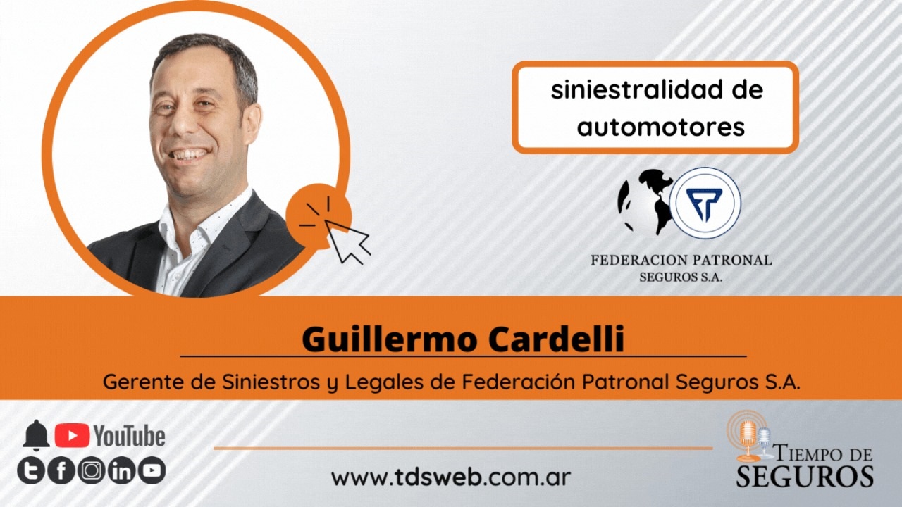 SINIESTRALIDAD EN AUTOMOTORES: La post pandemia muestra un crecimiento en la frecuencia siniestral, impactada por mayores costos en reparaciones, dificultades en conseguir repuestos y también un crecimiento en las tasas que aplica la Justicia para fijar las indemnizaciones. De todo esto conversamos con Guillermo Cardelli, Gerente de Siniestros y Legales de Federación Patronal Seguros S.A.