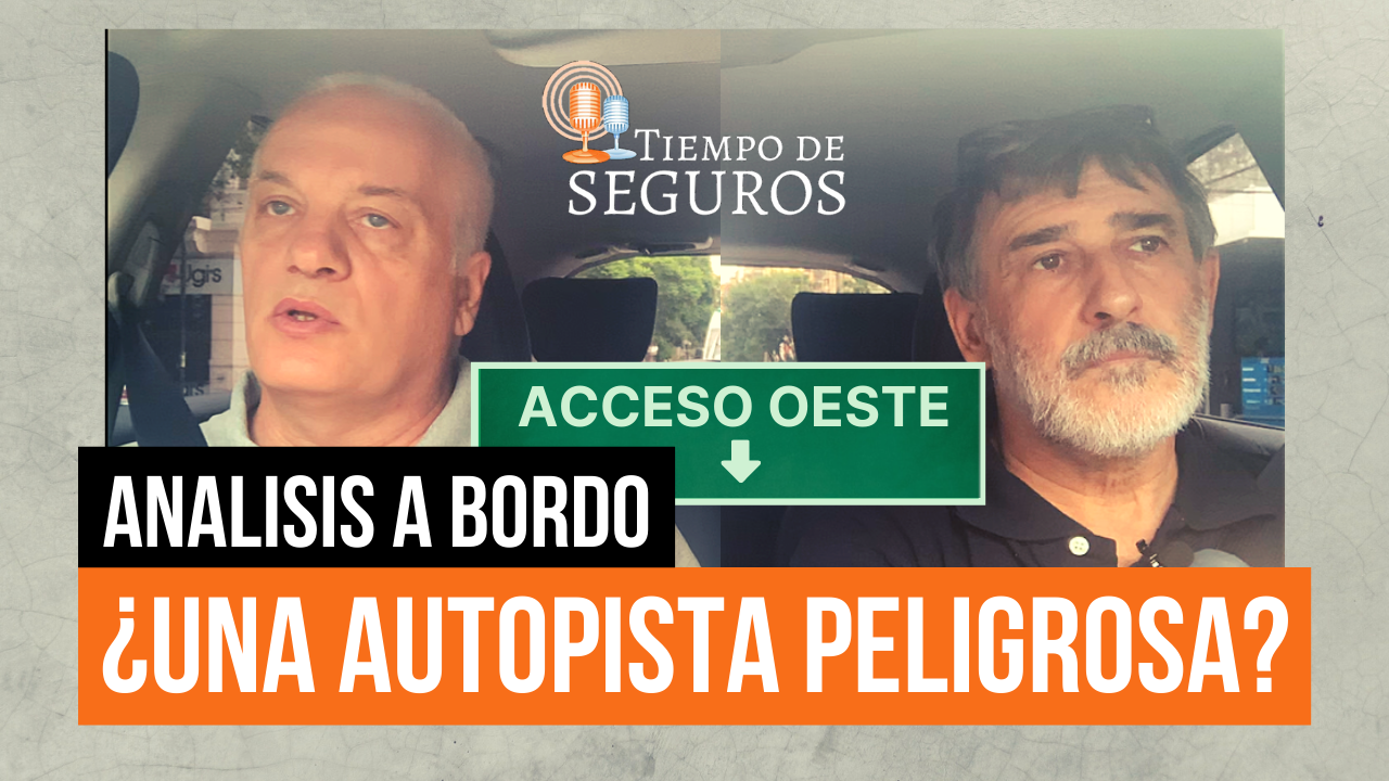 Como parte de la 7a. edición de "EL VIAJE DE TIEMPO DE SEGUROS" seguimos analizando los problemas que presentan las vías de comunicación que usamos habitualmente en materia de señalización, mantenimiento, seguridad, banquinas, todo eso agravado por algunas prácticas conductivas que hacen todo mas peligroso e inseguro. 
En esta ocasión recorrimos el Acceso Oeste bajo la mirada experta del Ing. Fabián Pons, Presidente de OVILAM (Observatorio Vial Latinoamericano).