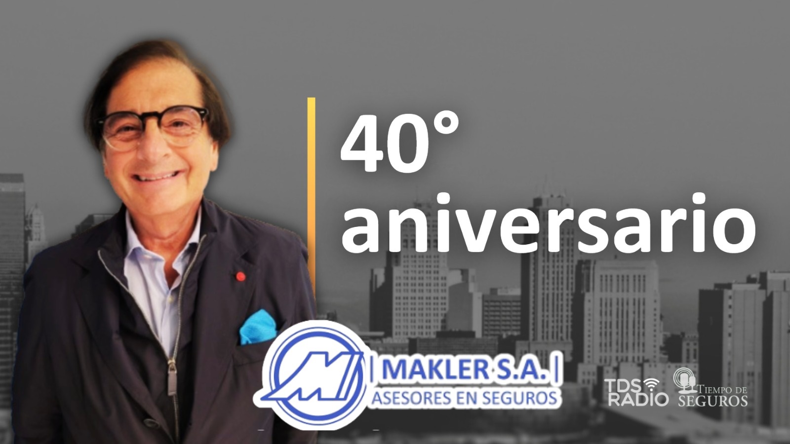 Conversamos con Ricardo Rosenthal, Chairman de Makler S.A., empresa que esta festejando su 40° aniversario de actuación en el mercado asegurador argentino y pudimos conocer acerca de su extensa trayectoria.