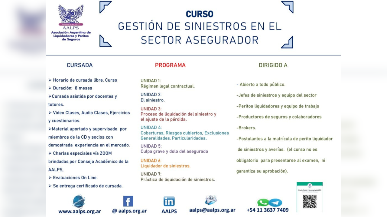 Fecha de Inicio: 10 DE ABRIL 2023. Los cursos se extenderán por 8 meses.