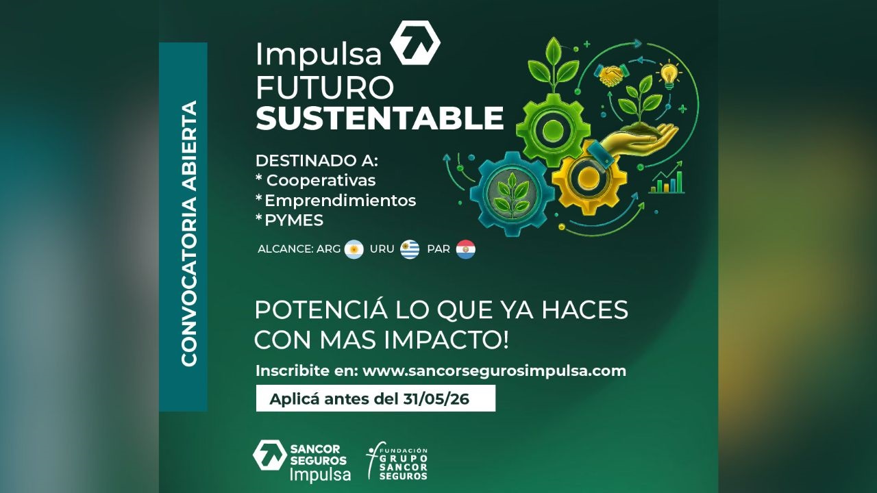 Es una convocatoria orientada a Cooperativas, PyMes y emprendimientos de impacto de Argentina, Uruguay y Paraguay.