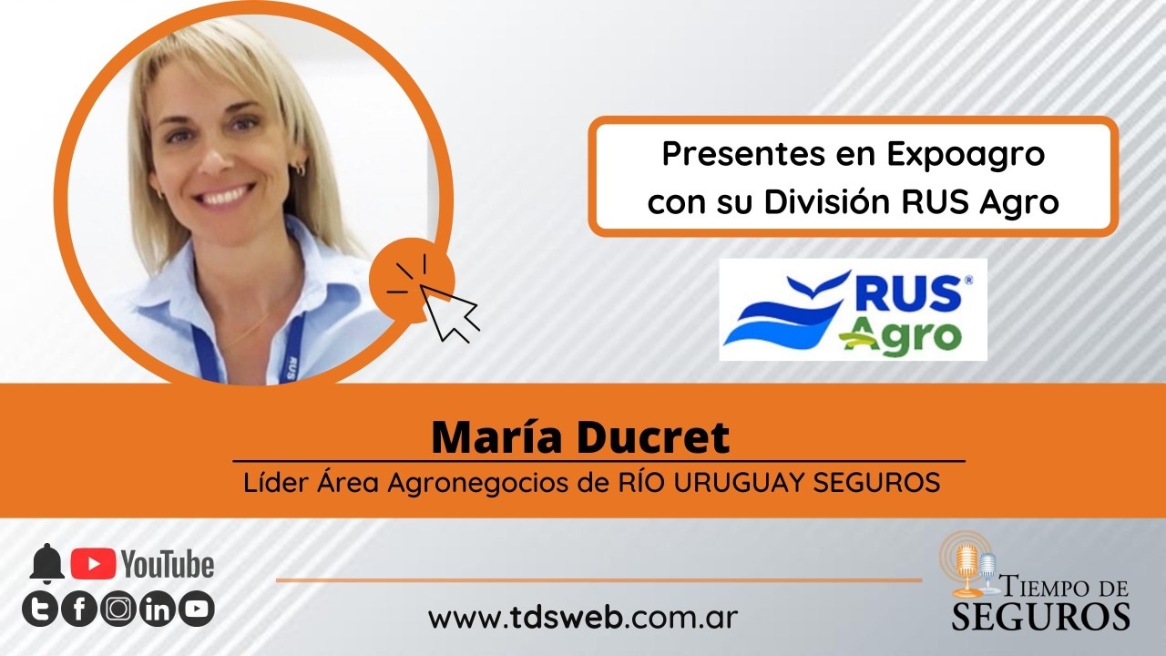 Una aseguradora de interior pero con presencia nacional estuvo en Expoagro con su división RUS Agro y allí conversamos con María Ducret, Líder Área Agronegocios de la empresa, para conocer de las acciones que desarrollan en la muestra y los diversos productos que ofrecen al sector agropecuario.