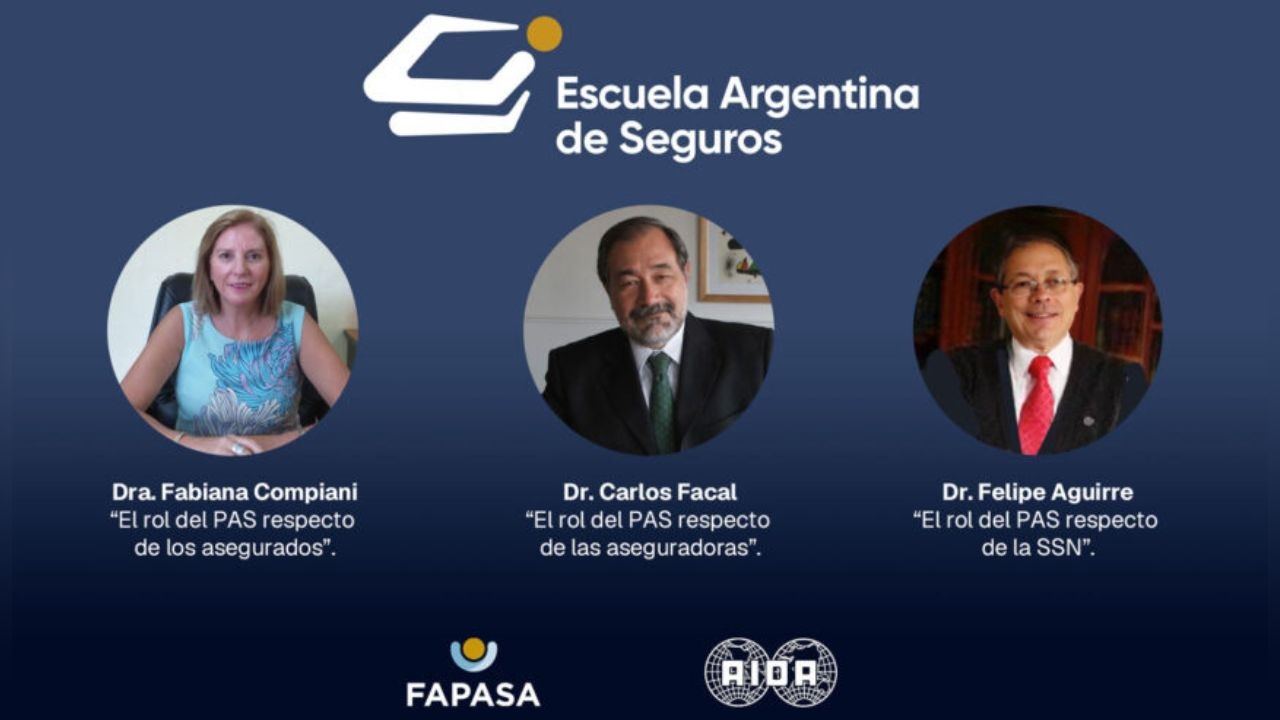 El ciclo abordará, la responsabilidad profesional del PAS en su vínculo con los asegurados, las compañías y la SSN. Fechas: 30/09, 14/10 y 21/10.