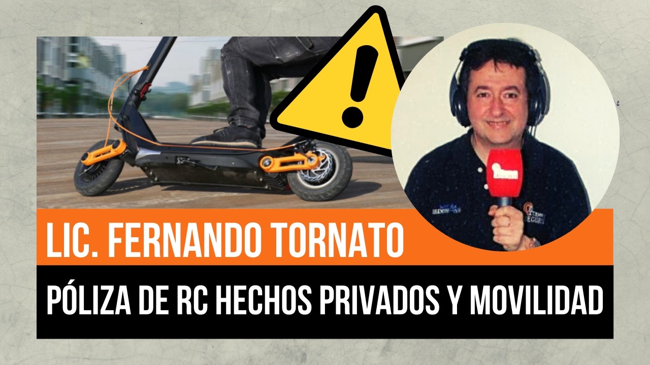 En nuestro programa analizamos qué pasa con la cobertura de Responsabilidad Civil por Hechos Privados y la cobertura de daños ocasionados con bicicletas, rollers, skates y el muy particular caso de los monopatines con o sin motor.