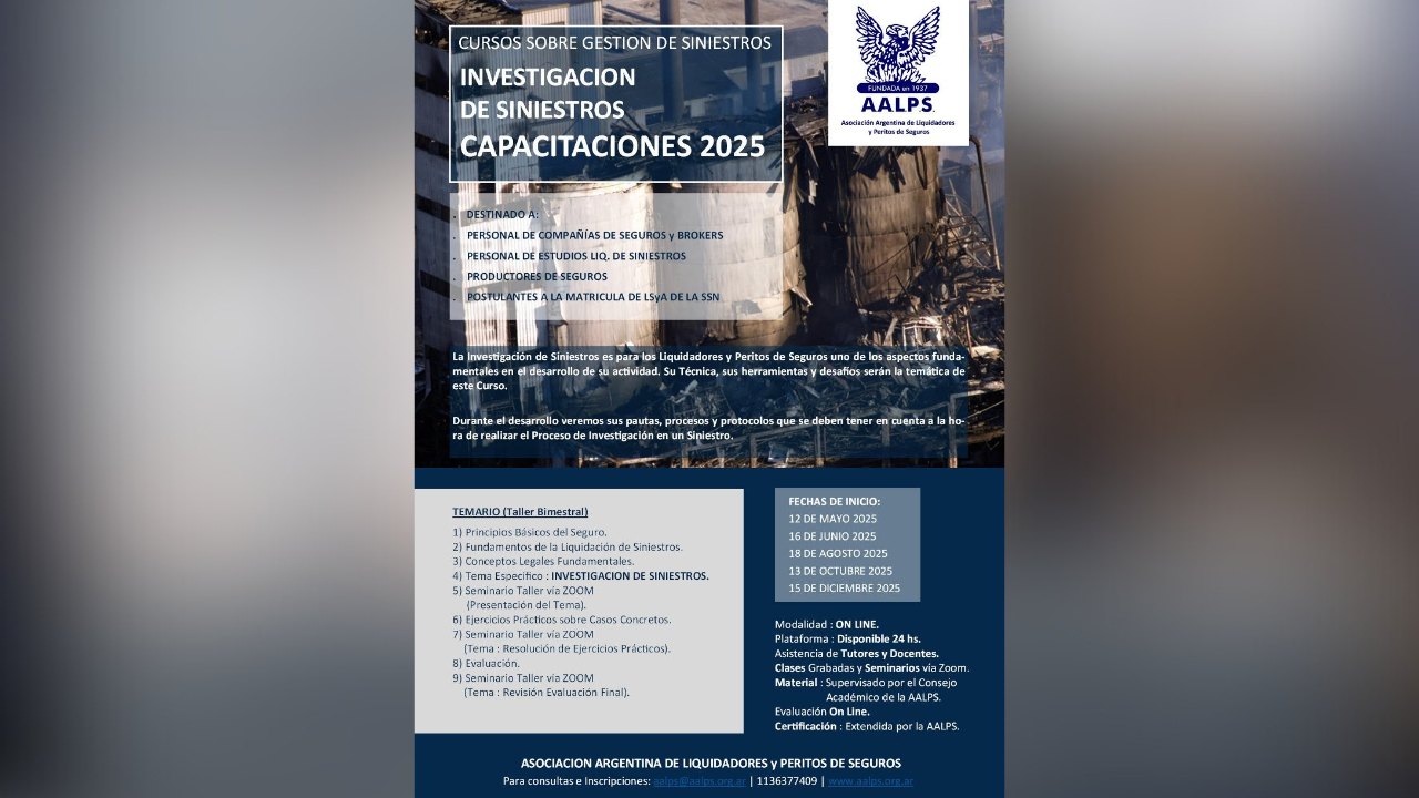 Abierta la inscripción. Duración: 2 meses. Metodología: 100% online. Fecha de inicio: 12 de mayo del 2025.