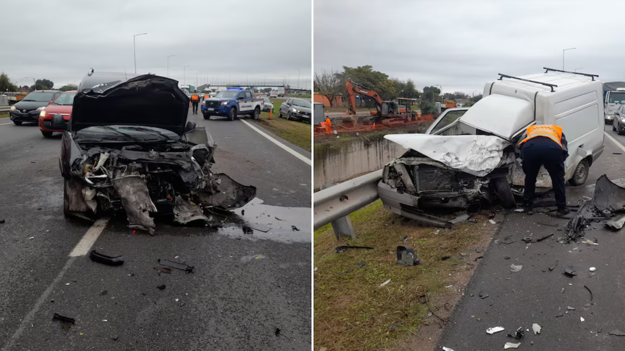 La Justicia busca determinar por qué el vehículo de mayor porte no frenó ante la presencia del coche sobre el costado de la cinta asfáltica.