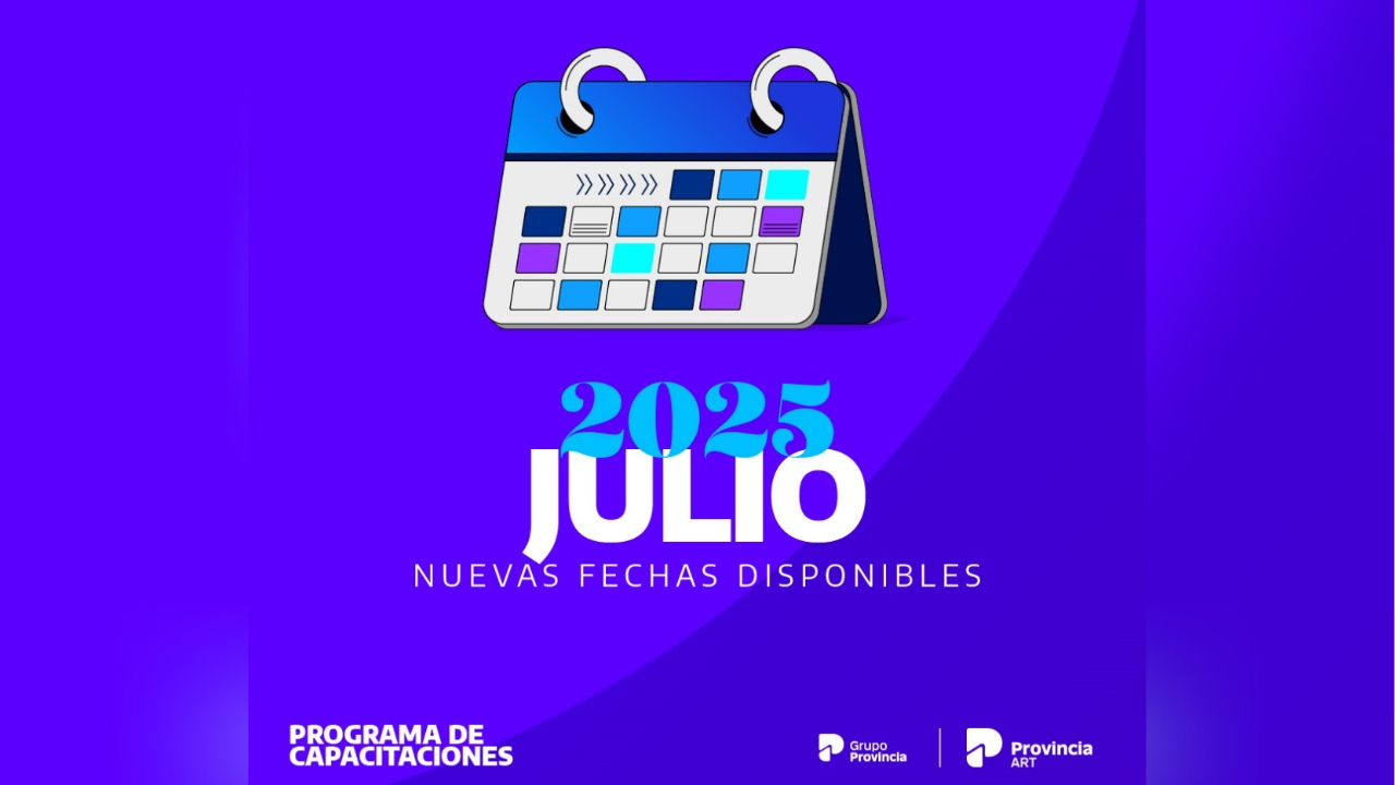 La aseguradora de riesgos de Grupo Provincia confirmó su cronograma de cursos gratuitos para el mes de julio, en el que se conmemora el Día Nacional de la Medicina Social.