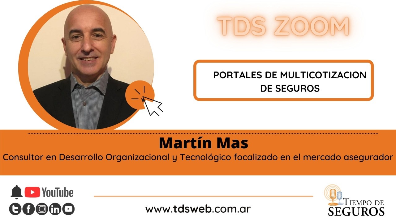 Nuevamente conversamos con MARTIN MAS, consultor en desarrollo organizacional y tecnológico focalizado en el mercado asegurador, actualmente acompañando a la organización NEW LEADERS. En esta ocasión el tema son los portales de multicotizacion de seguros,  el sueño del canal de venta digital propio.