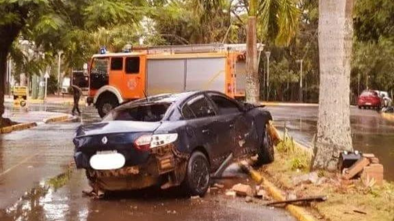 El hecho fue entre las avenida Brasil y la plaza San Martín, a las 7.