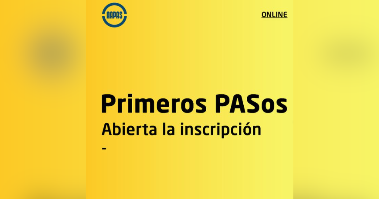 ¡El Programa Primeros PASos para Productores Noveles se creó para acompañar a los que recién se inician en la profesión! Sin costo.