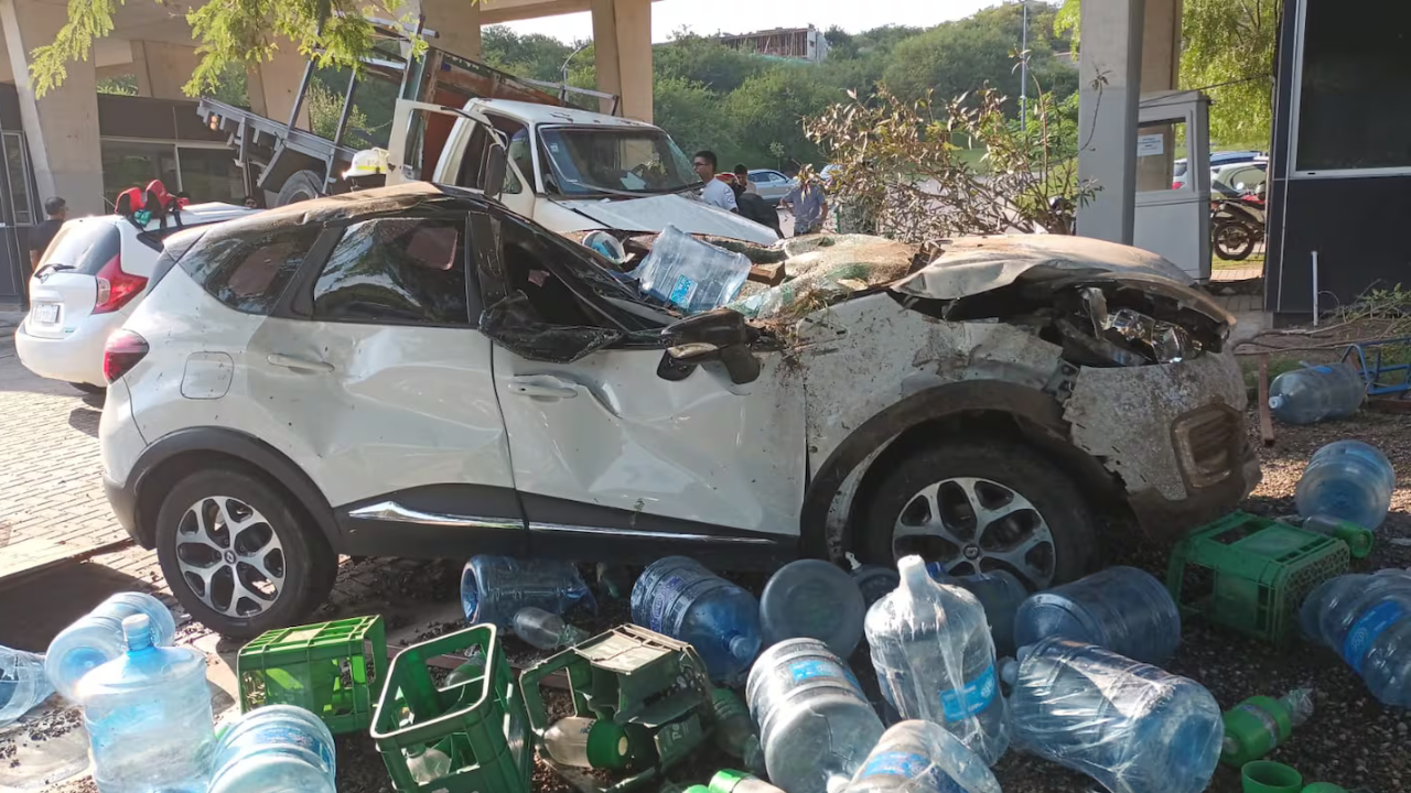 El accidente ocurrió en el barrio cerrado La Deseada: se reportó un herido.
