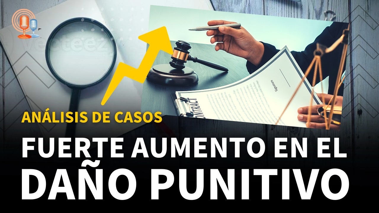 Importante incremento en el Daño Punitivo: En la aprobación de la última Ley de Presupuesto se incorporó un importante cambio en el tope de la indemnización po Daño Punitivo. ¿Qué es el Daño Punitivo, cuál es su origen y por qué resulta relevante en las indemnizaciones por daños y perjuicios?. Analizamos ese tema...