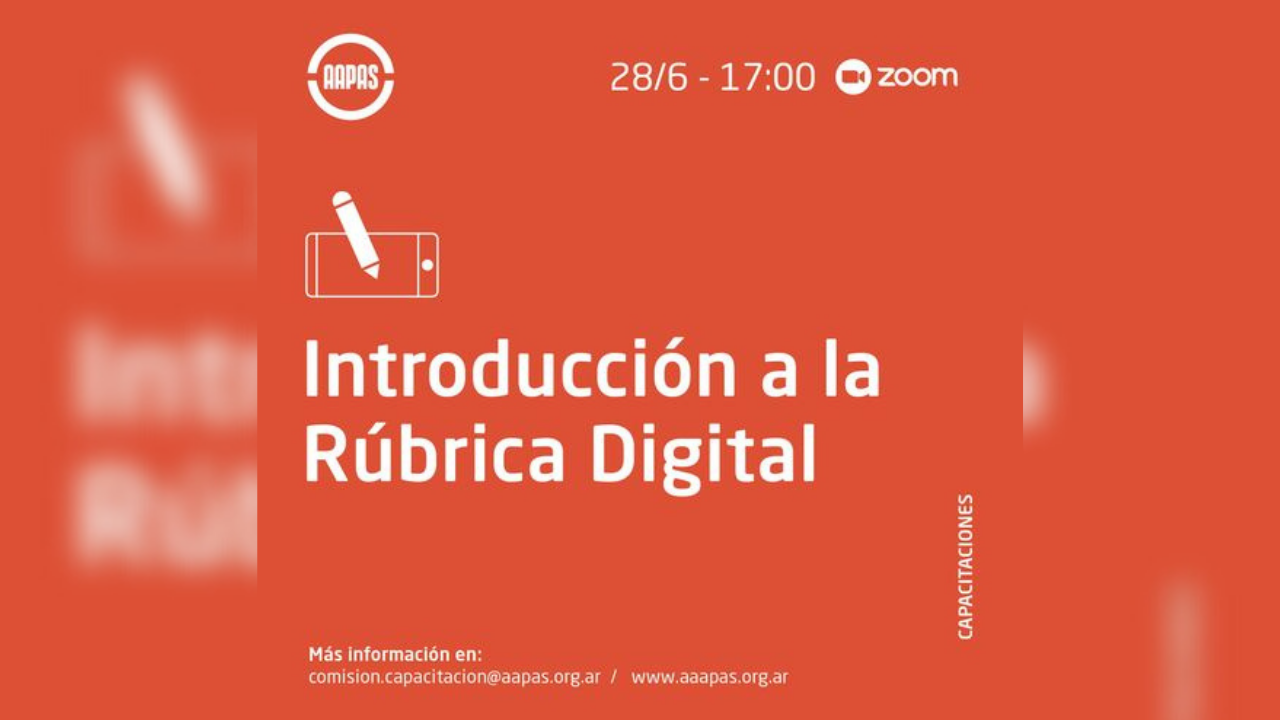 Taller práctico con el paso a paso para resolver todas tus dudas, sin costo para Socios y No Socios de AAPAS a realizarse el 28 de junio 17hs...