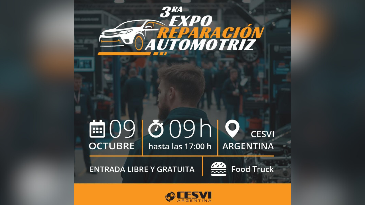 CESVI ARGENTINA te invita a ser parte de este encuentro técnico exclusivo. Fecha: 09 de octubre. Entrada SIN COSTO.