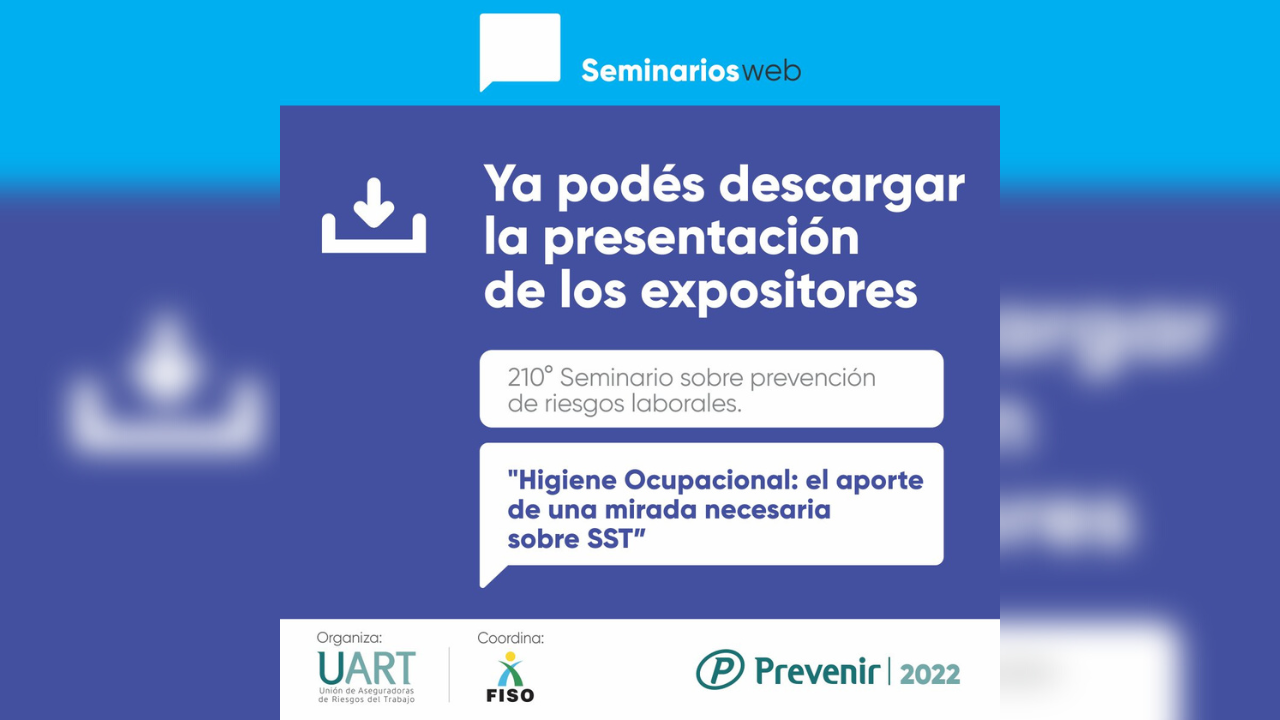 Ya podes descarga el material del seminario