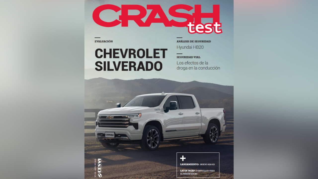 Descargate la última edición de Crash Test y conocé todas las novedades del mundo automotriz y la seguridad vial.