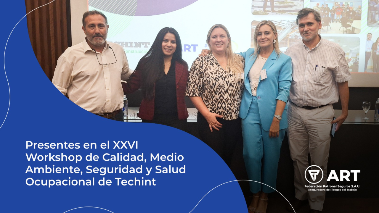 La compañía participó activamente en el XXIV Workshop de Calidad, Medio Ambiente, Seguridad y Salud Ocupacional organizado por Techint, reforzando su colaboración.